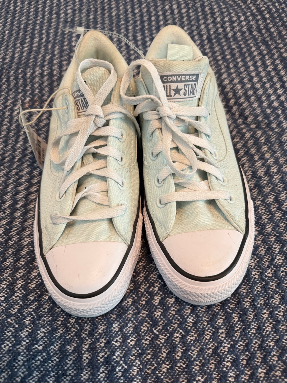 Converse All Star Low Top Sneakers - Light Blue and White